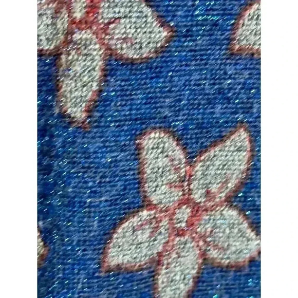 Desigual Danielle Floral Knit Dress in Midnight Beaded Details XL - Picture 5 of 6